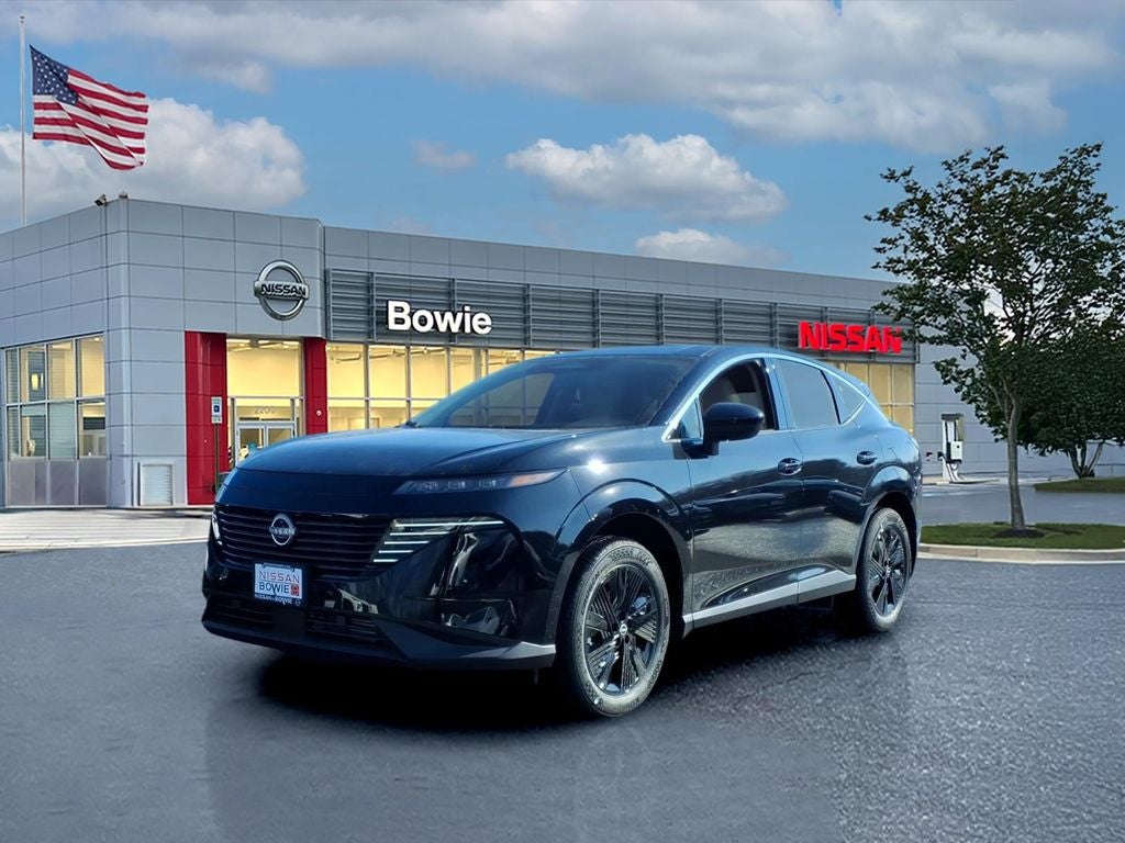 2026 Nissan Murano SV in Super Black — front three-quarter view