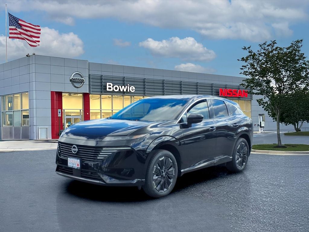 2026 Nissan Murano Platinum in Super Black — front three-quarter view