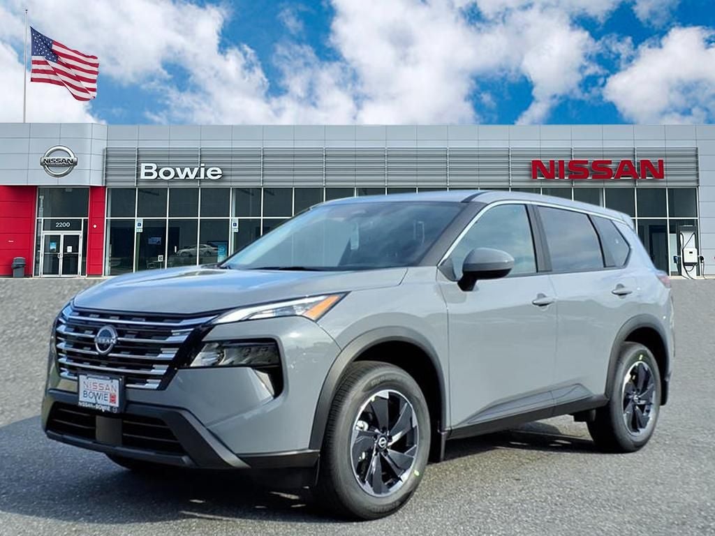 2026 Nissan Rogue SV in Boulder Gray Pearl — front three-quarter view