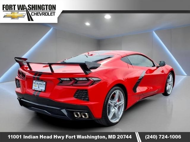 2022 Chevrolet Corvette Stingray — rear three-quarter view