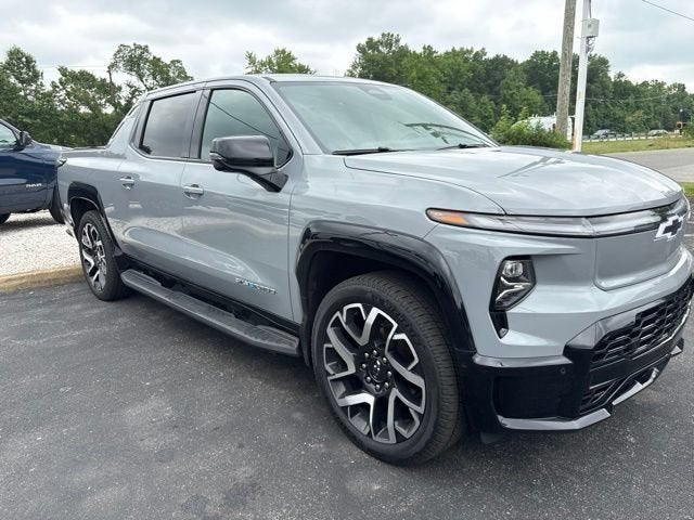 2025 Chevrolet Silverado EV RST - Max Range in Slate Gray Metallic — front three-quarter view
