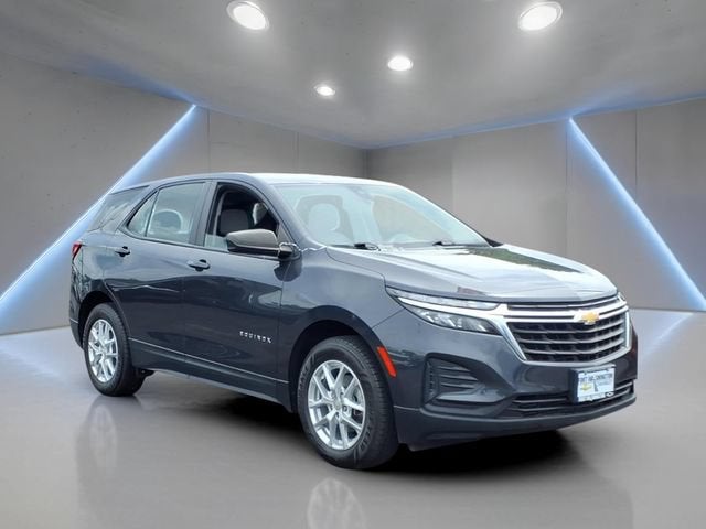 2022 Chevrolet Equinox LS in Iron Gray Metallic — front three-quarter view