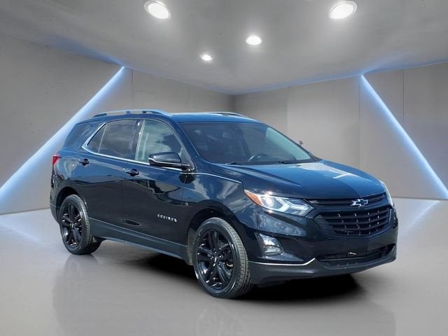 2020 Chevrolet Equinox LT in Mosaic Black Metallic — front three-quarter view