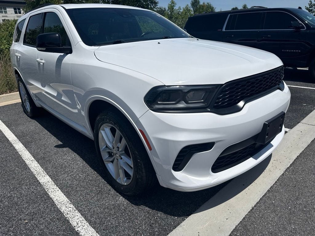 2024 Dodge Durango GT Plus in White — front three-quarter view
