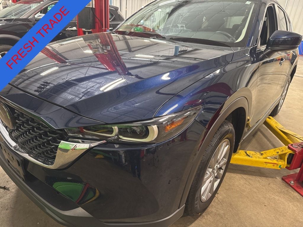 2023 Mazda Mazda CX-5 2.5 S Select Package in Crystal Blue — front three-quarter view
